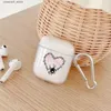 Akcesoria słuchawkowe różowy pająk love airpods case Pro 2 3 Case Wysoka jakość słuchawek bezprzewodowych AirPods Wzór obudowy z kluczowym pierścieniem240322