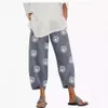 Minimalistyczne mody damskie Casual Casual Pants Digital Printed Womens Slim Fit