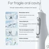 Diğer Aletler Oral Irrigator USB Şarj Edilebilir Lavabo Taşınabilir Dental Lavabo 310ml Su Deposu IPX7 Su Geçirmez Diş Temizleme Seyahat H2403227ZM4