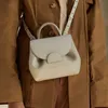 Borsa a mano da donna Promozione dei produttori di nicchia francese Dignita Borsa a tracolla monospalla da donna Borsa da viaggio in vera pelle con faccina sorridente portatile piccola