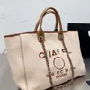 أكياس رسائل فاخرة CC Totes Handbag Fashion Canvas Bag Womens Ladies CH Assoridered Tote Designer Handbags Female Cross Back Backpack 7d59