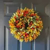 Sztuczna zielona zieleń Autumn Eukaliptus Wreath