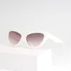 2 Stück Mode-Luxusdesigner New MM Cat-Eye-Sonnenbrillen für Damen mit High-End-Gefühl, personalisierte Sonnenbrillen und modische Brillen 6142