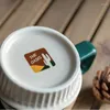 Кружки фарфоровая молочная кружка для креативного дизайна скандинавские чашки для кофе, чая, Прямая поставка