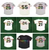 Barry Bonds 2010 2002 World Series Throwback Baseball Jersey Tim Lincecum Buster Posey Madison Bumgarner Willie Mays Deion Sanders Crawford Size S-4XL