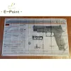 Accesorios Sig Sauer P320 M17 Bandera de pistola 3 pies * 5 pies (90 * 150 cm) Tamaño Decoraciones navideñas para el hogar Bandera Banner Decoración interior al aire libre M135