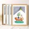 Frames Picture White Frame Interior Custom Video Aesthetic Portraits Personalized Gifts Cuadros Para Fotos Home Decoration Fg12