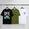 メンズTシャツストリート衣料ファッションレターカードプリントTシャツメンズカップルスタイルコットンルースカジュアルヒップホップベスト品質H240401DB68