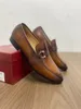 Marcas de luxo mocassins sapatos de negócios dos homens de couro luxo designer vestido sapatos masculinos formais zapatos de hombre casual des vestir chaussure homme