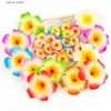 Faux Floral Greenery 10PCs Foam Aritificial Flowers Heads For Home Decor Fake Flowers Hawaiian Beach Party Wedding Decoration Craft Gifts Accessories Y240322