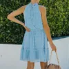 Casual Dresses Women's Fashion Ladies 2024 Dress Vintage Y2k Clothes Prom Evening Elegant Mini Boho Beach Chiffon