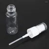 Storage Bottles 200X Empty Clear Plastic Fine Mist Spray With Microfiber Cleaning Cloth 20Ml Refillable Container