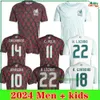 새로운 2024 2025 멕시코 저지 홈 홈 어웨이 축구 유니폼 mens 아이들 24 25 멕시코 H. Losano Chicharito C. Vela Football Jersey Shirt 유니폼