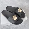 Slippers Luxurys Designer Palazzo Sandal Disual Shoe Mule Mens Womens Sandale Sliders Flat Slide بالجملة