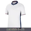 24 25 Camisa de Futebol Inglaterras TOONE Futebol Jerseys RUSSO Angleterre Copa do Mundo Mulheres KIRBY BRANCO BRILHO MEAD GK KANE STERLING RASHFORD SANCHO GREALISH Homens Crianças