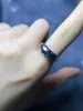 Cluster Rings 10pcs/lot Natural Sapphire Multi-Grain Ring Color Intense Crystal Slightly Clean S925 Sterling Silver Inlay Size Adjustable