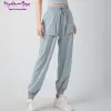 Outfit Donna S5XL Pantaloni sportivi Pantaloni da corsa a vita alta Pantaloni sportivi oversize larghi sottili Quick Dry Allenamento in palestra Pantaloni Harem Yoga Donna