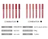 6 -stcs vloeibare lippenstiftset ultra mat fluweel waterdichte langdurige lipglossingen naakt make -up cosmetische kit 240320