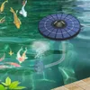 Solar Aeration Oxygen Pump Stable Silent Water Air Aerator Pumps For Aquarium Fish Tank Pond Outdoor Fishing Oxygenation 240308