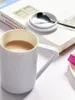 Tazze Tazza da caffè in ceramica con coperchio e cucchiaio Regalo tazza novità creatività personalità della coppia