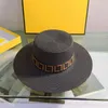 Hoeden met brede rand Gorra Grass Braid Ontwerpers Emmer Damesmode Stro Heren Dame Zonnehoed Designer Caps Visser