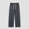 Tian Si Lai Sai Er Jeans Men's Summer Elastic Waist Casual Long Pants Trendy Loose Light Blue Straight Leg Pants