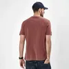 Mäns T-shirts Mens Kort ärm T-shirt Bomull Lös rund hals Halva ärm sommaren överdimensionerade fashionabla topp J240322