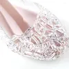 Casual schoenen Clear Jelly Damessandalen Zomer Plastic Vrouw Mesh Flat Hollow Out Girl Sandalias Sapatos