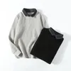 Men's Sweaters Winter 2024 Brand Cashmere Sweater Men Knitted Pullovers For Male Youth Slim Knitwear Man C66