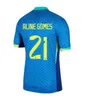 2024 Brasilien Brasils fotbollströjor Neymar Endrick Casemiro Vini Jr Brasil Richarlison Paqueta Bruno Raphinha T. Silva 24 25 Football Shirt Kids Kit Fans Player