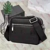 Borsa a tracolla da uomo di design di alta qualità valigetta moda Nero G goffratura sacoche in pelle con cerniera Borsa a tracolla per il tempo libero o per affari Borsa a tracolla multifunzione