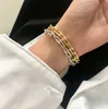 Moda prata correntes de ouro designer colar pulseiras conjuntos para homens e mulheres festa amantes do casamento presente hip hop jóias
