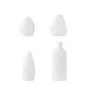 Vases 4x fleur moderne blanc géométrique décor européen minimaliste pour étagère bureau chambre table salon