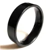 Bandringe Großhandel 50 Stück Uni Schwarz Breite 6 mm Edelstahl für Männer und Frauen Verlobungsring Freund Geschenk Party Drop Delive Dhgarden Dhicu