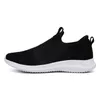 Casual Shoes Tennis For Women 2024 Flat Bottom Lightweight Woven Mesh Breatble Slip on Sneakers Woman Platform