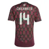 Mexiko 2024 2025 Copa America Raul Chicharito Soccer Jerseys Lozano dos Santos 24 25 H.Lozano Men Kids Football Shirts Uniforms Fans Player Version