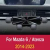 Держатели для сотовых телефонов Гравитационный автомобильный держатель для мобильного телефона Крепление для мобильного телефона для Mazda 6 (Atenza) 2014-2023 Аксессуары 240322