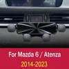 Suporte de montagem de telefone celular, suporte de gravidade para telefone de carro, montagem de suporte para celular para mazda 6 (atenza) 2014-2023, acessórios 240322