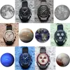 Oglądaj automatyczne Muchy Quarz Watches Bioceramic Mens Watches Wysokiej jakości wodoodporne Luminous Chronograph Skórzowy pasek na rękę