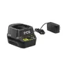 Ryobi P1818 ONE + Kit combinado de 4 ferramentas sem fio de íon de lítio com (2) baterias, carregador de 18 volts e bolsa