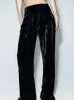 ZBZA Women Velvet Blazer Jattera Pants Suit Lapel Long Rleeves Single Breasted Poleś