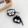 Earphone Accessories 3D Creativity Elf Black Briquettes Earphone Case For Airpods Pro Silicone Cute Cartoon Charging Box Cover For Airpods Pro 2022Y240322