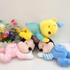 2024 Partihandel Crouching Sleeping Beauty Series Söt Pamas Bear Plush Toys Children's Games Playmates Holiday Gifts Room Decor