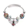 Bracciale classico in acciaio inossidabile con ape Bracciale colorato con gioielli ape 240307