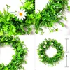 Декоративные цветы Искусственный весенний венок из растений Фоновая настенная вешалка для входной двери Цветочная гирлянда 2024