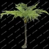 Flores Decorativas Grandes Pteridae Artificiales Hoja Árbol Planta Verde Original Estilo Bosque