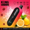 EU -lager av hög kvalitet Zbood King 18000 Puffs Pod Pen Pen Hookah Electronic Cigarette Vaper Bar