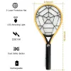 Zappers Electric Mosquito Swatter Gratter Killer Fly Fly zapper bat handheld cordless plantable contable for bedroom insect