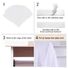 White Polyester Pleated Table Skirt Ruffle Tablecloth For Wedding Birthday Party Baby Shower Decoration 240307