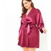 حجم كبير السمين ممانة متعة الملابس الثابتة pajama bathrobe d112 349041